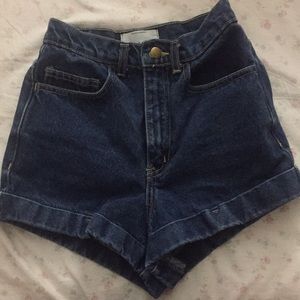 American Apparel High Waisted Shorts